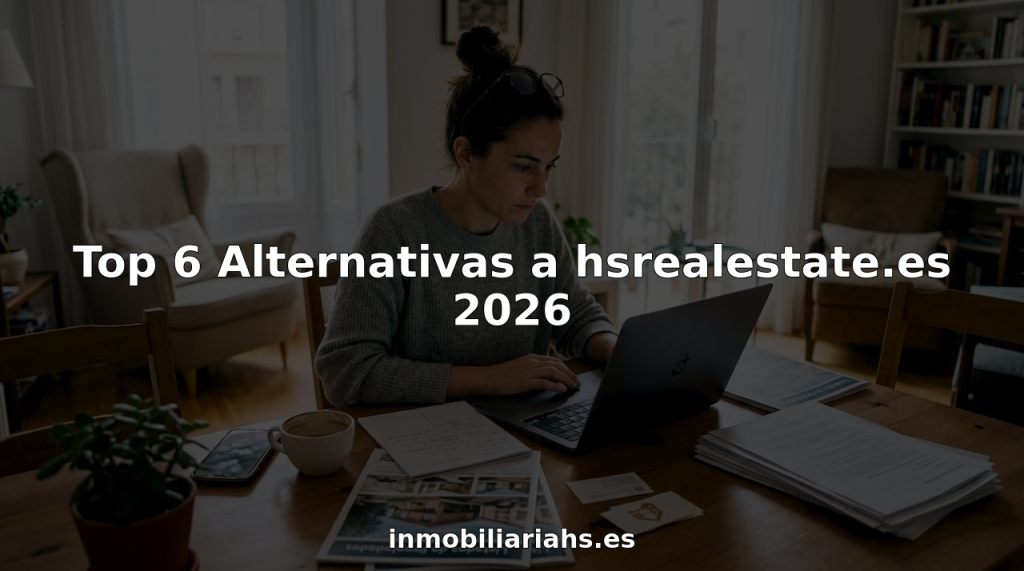 El agente revisa y compara anuncios de propiedades desde su espacio de trabajo en casa.