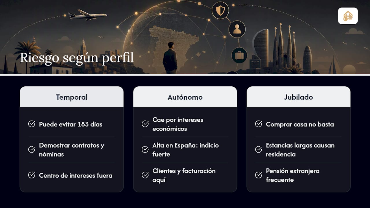 Trabajadores temporales, autónomos y jubilados: reglas distintas — overview diagram