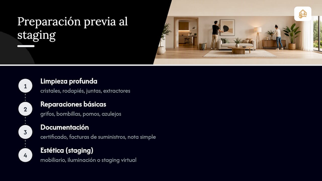 Proceso de preparación previo al home staging