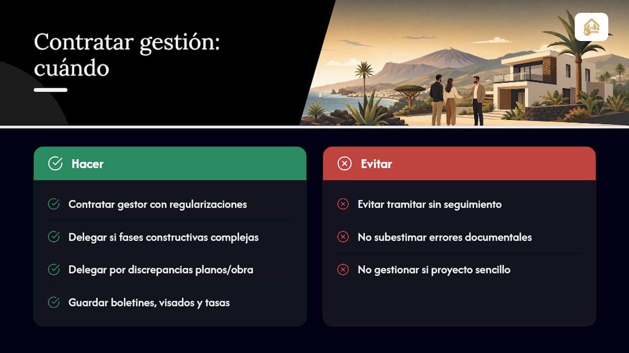 Cuándo merece la pena contratar gestión profesional — overview diagram