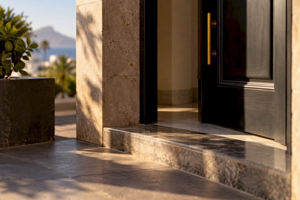 Acceso a piso residencial en Tenerife