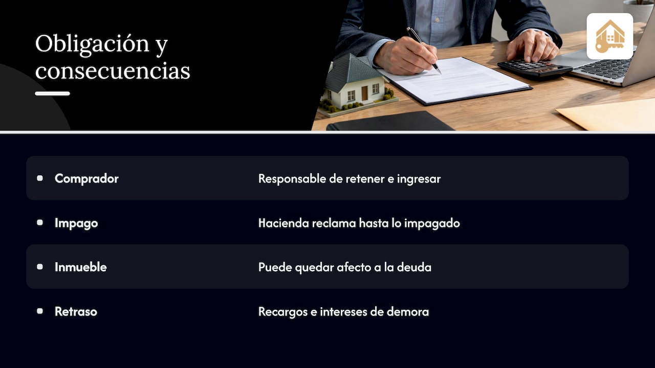 Responsabilidad del comprador y consecuencias fiscales